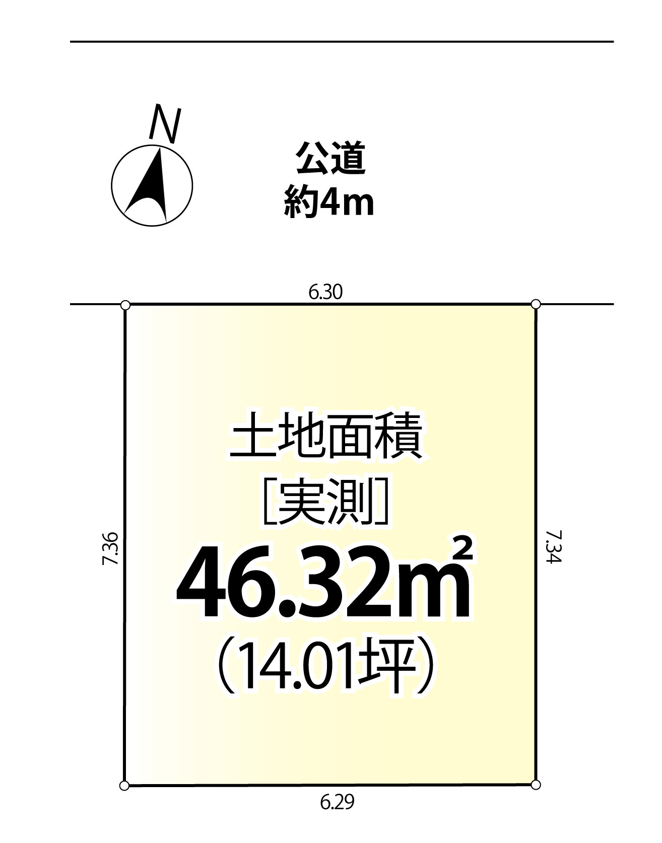 練馬区桜台3丁目　氷川台駅徒歩5分　建築条件付き売地の土地図