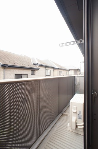 グランベルデ（C）のバルコニー|広々したバルコニーでお洗濯ラクラクです♪