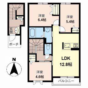 パストラル泉北の間取り