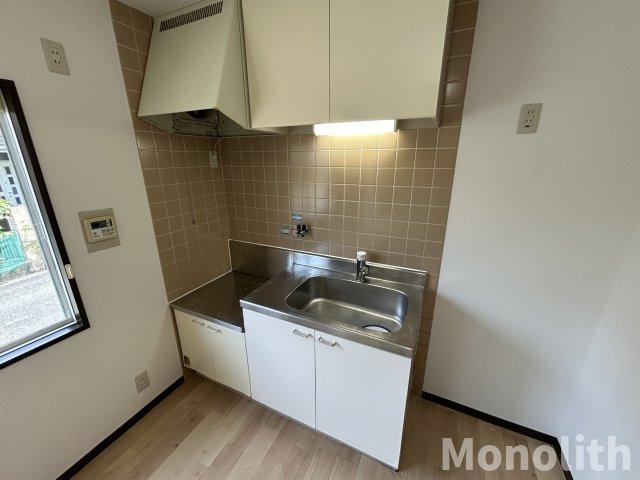 ハイツ鴨谷台B棟のキッチン