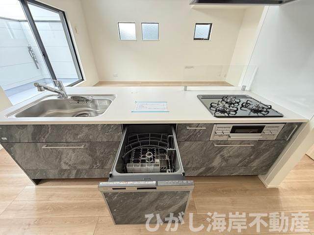 茅ケ崎市松林１丁目　新築戸建　全31区画のキッチン|食洗器付きシステムキッチン