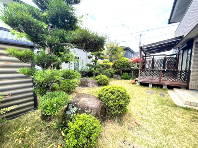 岡山市中区湊の庭|庭の様子です。