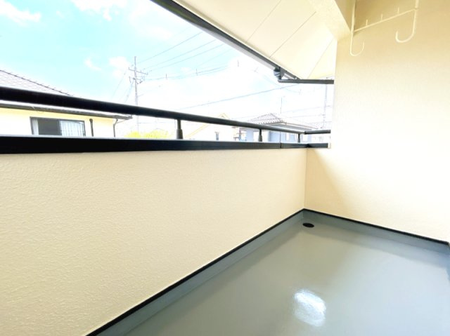 岡山市中区湊のバルコニー|広々としたバルコニーです