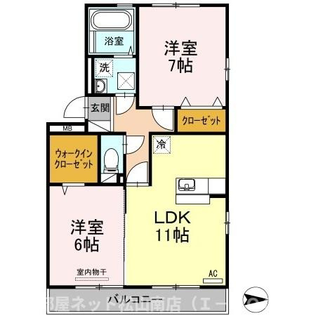 【間取り】 | Ｙ．サイレント　ヴィラージュ