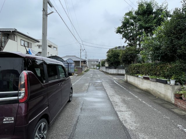 新築戸建・新築建売　館林市西高根町第5　第八小学校・多々良中学校の前面道路含む現地写真