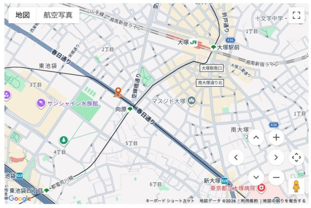 ★仲介手数料無料★ケルン大塚台（新規内装フルリフォーム済み　即入居可能）の地図