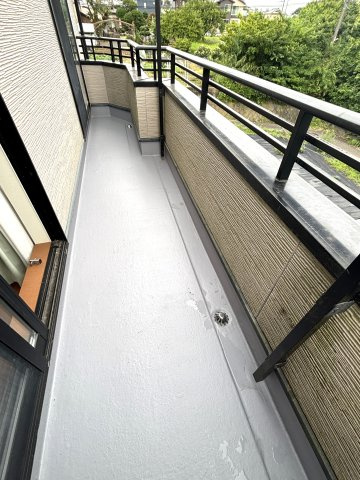 厚木市中荻野戸建のバルコニー|FRP防水R8年７月施工