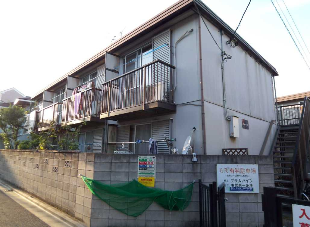 プラムハイツB棟　最上階　南向き　バストイレ別
