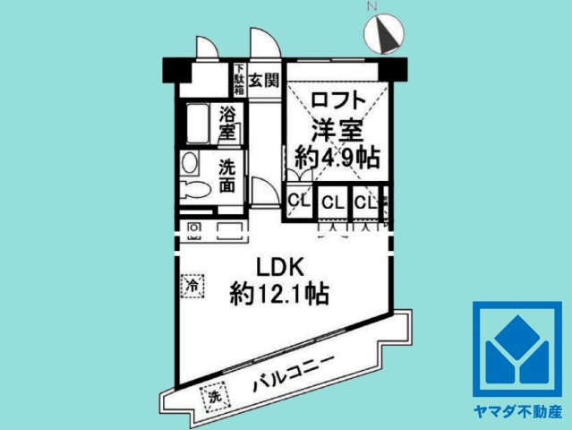 武庫之荘フレックスの間取り