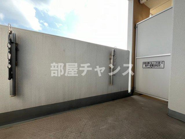 レジディア高岳のバルコニー