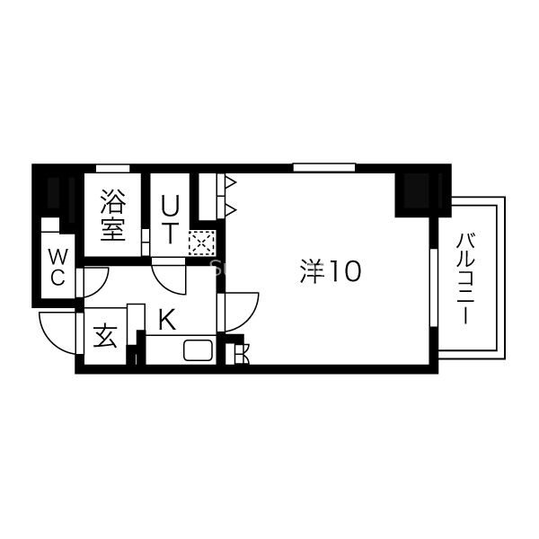 アクティ北浜の間取り