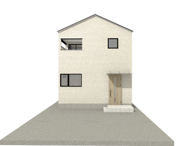 【外観パース】 | 一乗寺松原町　新築戸建て【2026年5月完成予定】