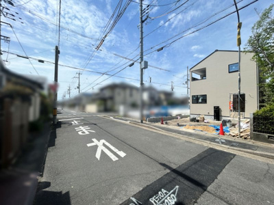 【前面道路含む現地写真】 | 一乗寺松田町　新築戸建て【2026年5月完成予定】