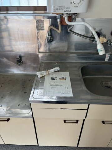 宮城県大崎市1棟アパート　のキッチン