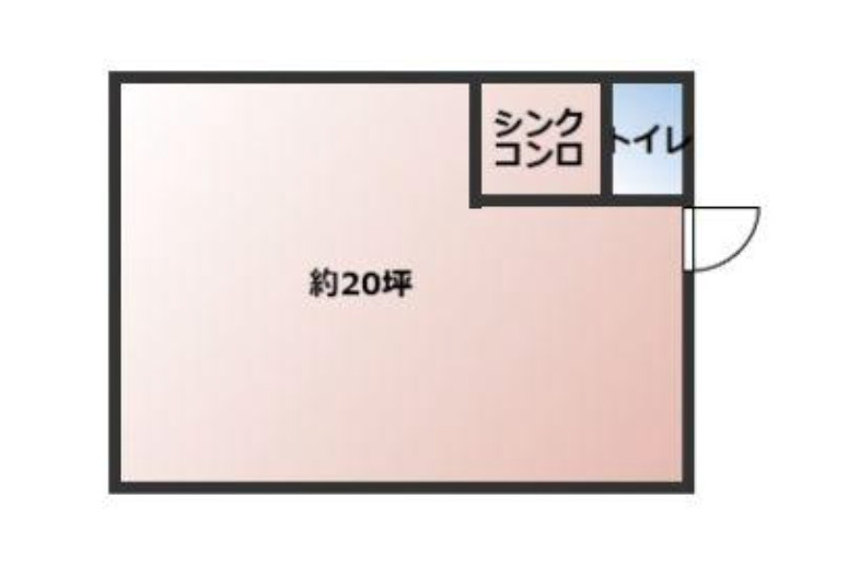 栗東市安養寺１丁目の店舗事務所の間取り