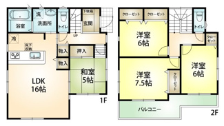 【間取り】 | 中古戸建　神戸市西区池上２丁目