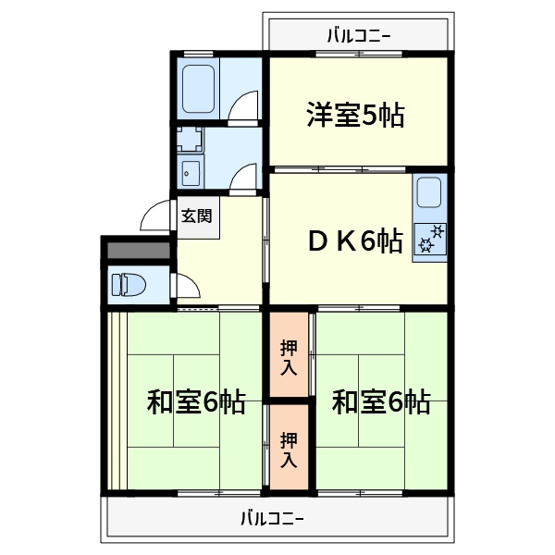 【間取り】 | マンションTAKAYAⅠ