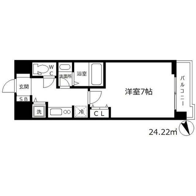 ラヴ神戸三宮の間取り