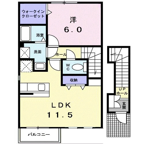 メゾン　アムールの間取り