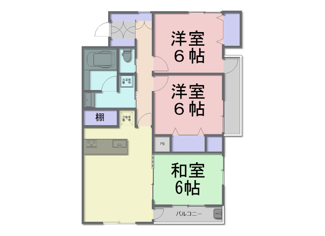 ADVANCE NAGAI Ⅱの間取り