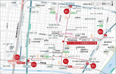 【地図】 | アーバネックス秋葉原ＥＡＳＴⅢ
