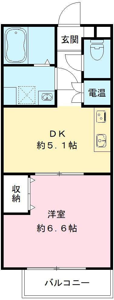 エルメゾン長曽根の間取り
