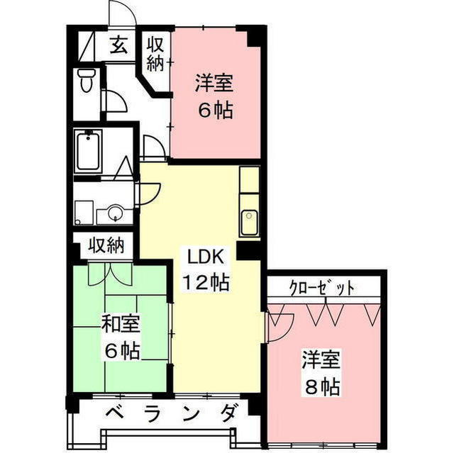 メゾン孝東の間取り