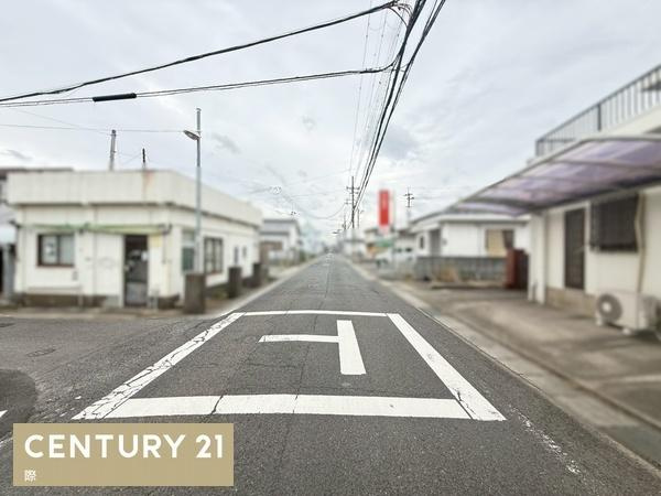 和歌山市木ノ本　土地の前面道路含む現地写真