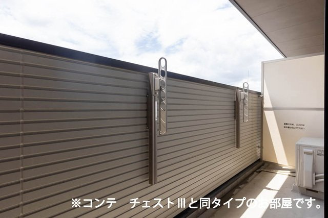 コスモステラス　イーストのバルコニー