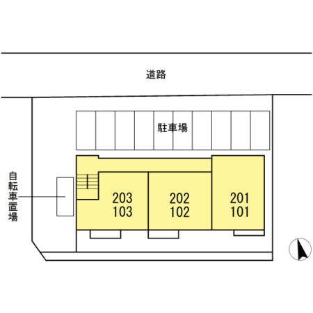 リジュールの駐車場