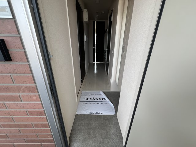 ロータス長町 A棟の玄関