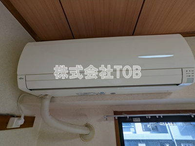【設備】 | ガーデンヒル寿々木 | 和室エアコン※クリーニング中の写真※
