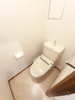 【トイレ】 | ベルフラワーⅠ | シンプルで使いやすいトイレです