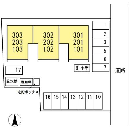 エスペランサの駐車場