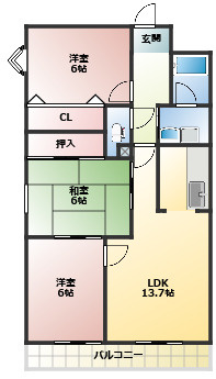 グリーンオークの間取り