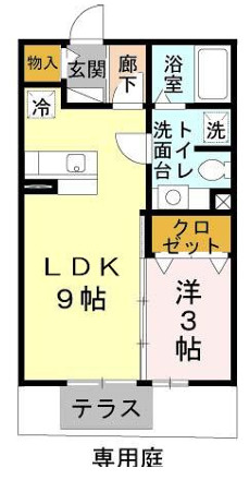 石がけ五番館の間取り