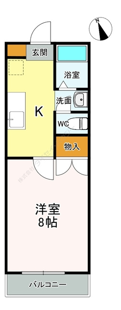 アミューズシバタＣ棟の間取り