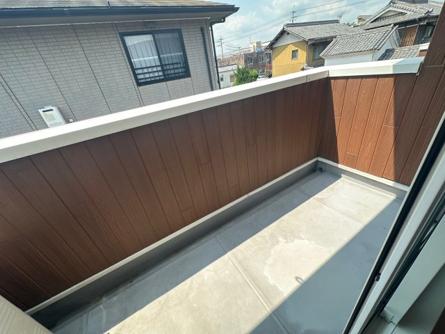 メゾンプラースⅢのバルコニー