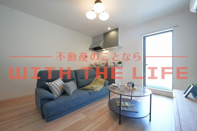 La Kasa野中町【キャッシュバック対象物件】の居間・リビング|おしゃれなリビングです
