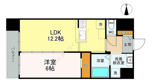パルメゾン長町の間取り