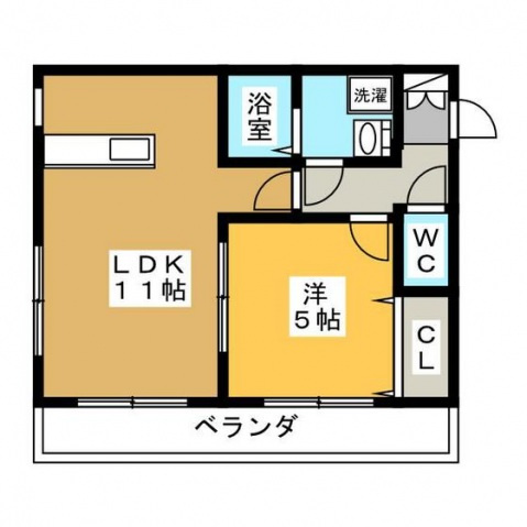 ヘーベルメゾン翠の間取り