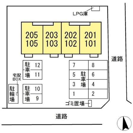 mille vague（ミルヴァーグ）の区画図