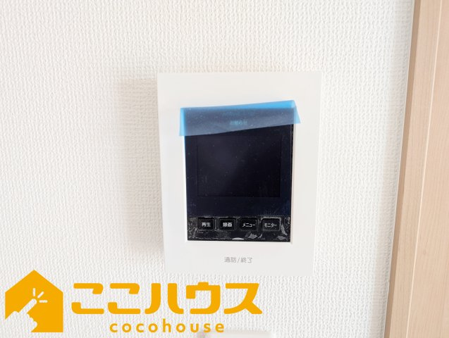名護市宇茂佐1556番　新築戸建て　全7棟　D号棟のセキュリティ|録画機能付きTVインターホン