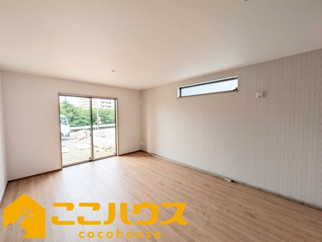 名護市宇茂佐1556番　新築戸建て　全7棟　D号棟の居間・リビング|LDK16帖