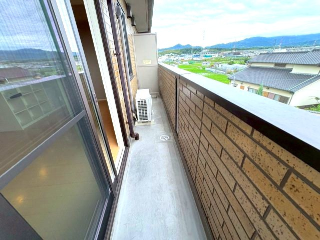 スウィート松本のバルコニー