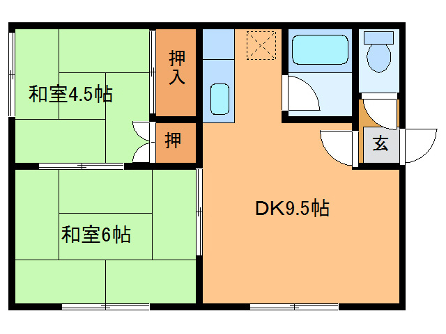 シティハイム鈴木の間取り