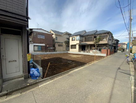 練馬区春日町6丁目　土地71坪超×建築条件なし　駅チカ限定1区画の外観|東側から撮影