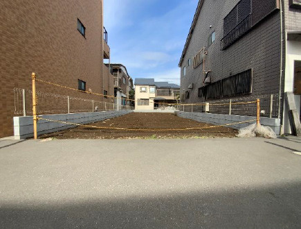 練馬区春日町6丁目　土地71坪超×建築条件なし　駅チカ限定1区画の外観|南側から撮影