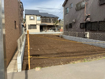 練馬区春日町6丁目　土地71坪超×建築条件なし　駅チカ限定1区画の外観|南側から撮影