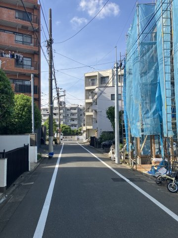 戸建 大田区久が原２丁目の前面道路含む現地写真